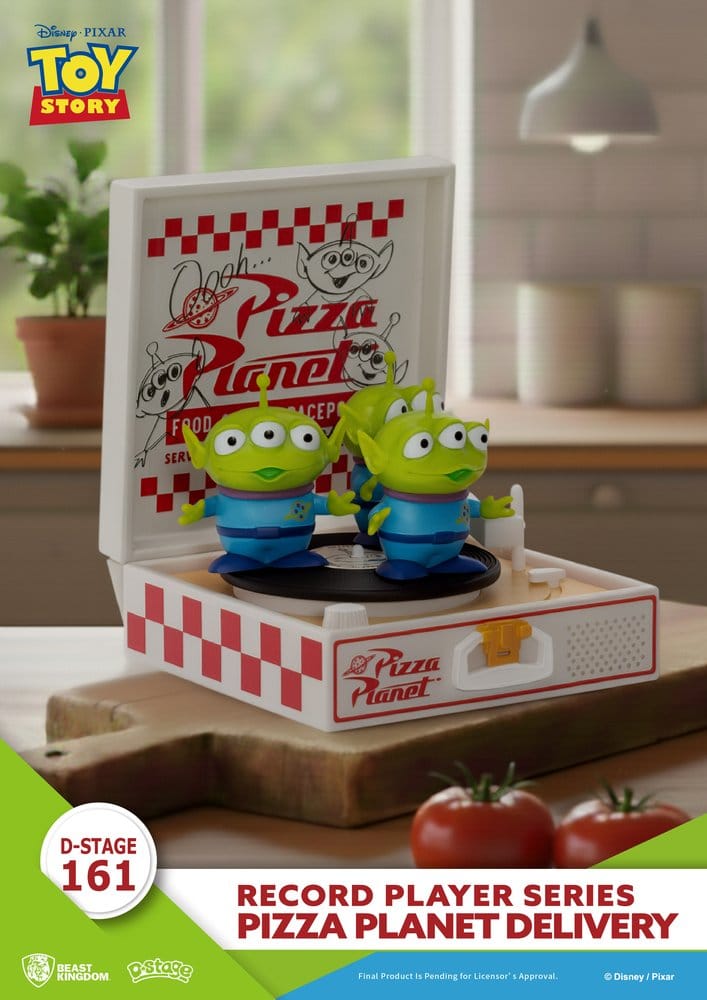 Toy Story Record Player Series Figura de PVC Pizza Planet Delivery 12 cm Frikytopia