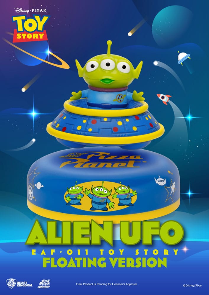 Toy Story Estatua Egg Attack Alien UFO Floating Ver. 6 cm Frikytopia