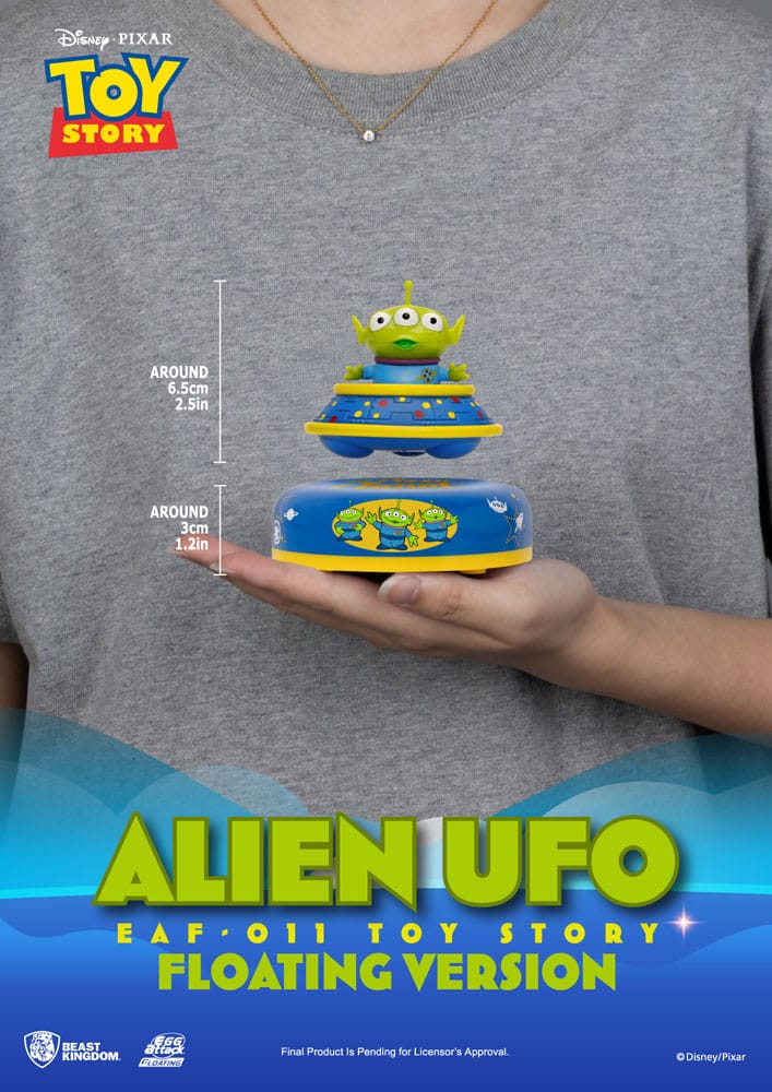Toy Story Estatua Egg Attack Alien UFO Floating Ver. 6 cm