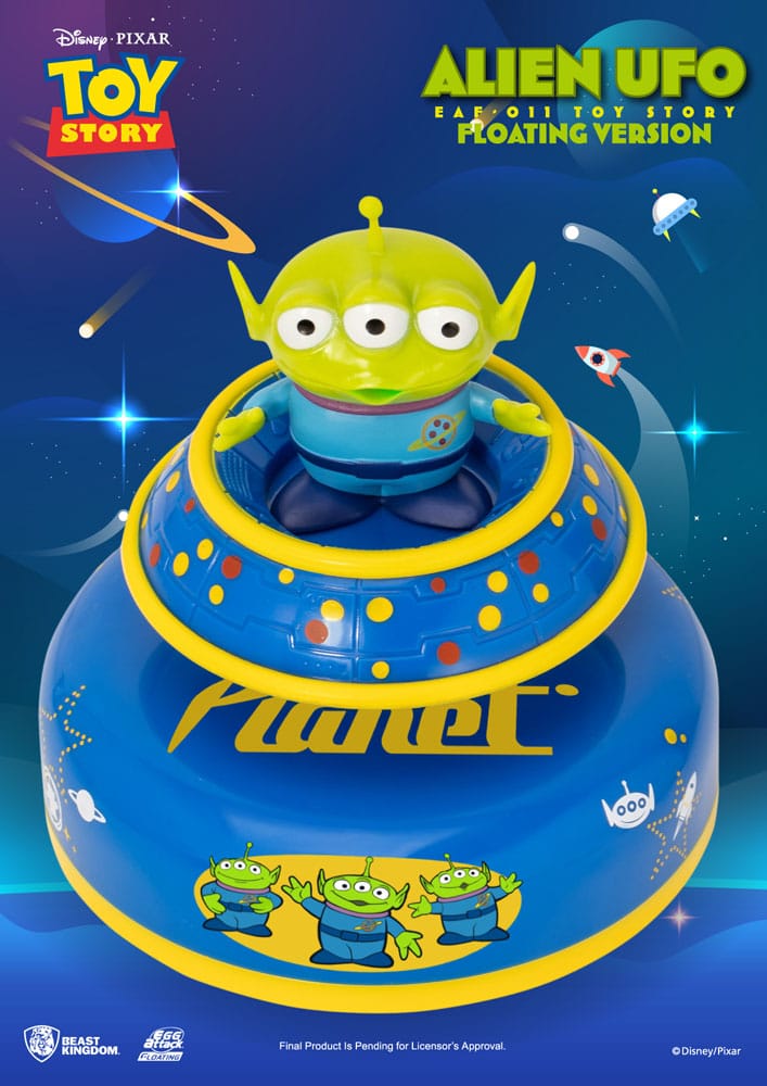 Toy Story Estatua Egg Attack Alien UFO Floating Ver. 6 cm