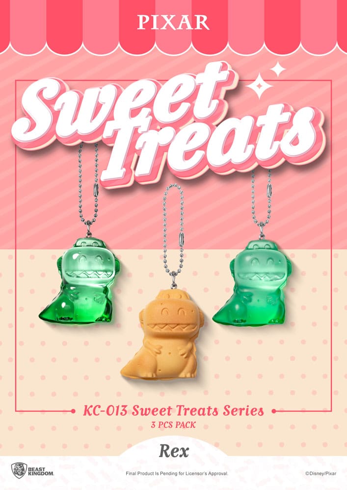 Pixar pack de 3 Llaveros Sweet Treats Series 4 cm