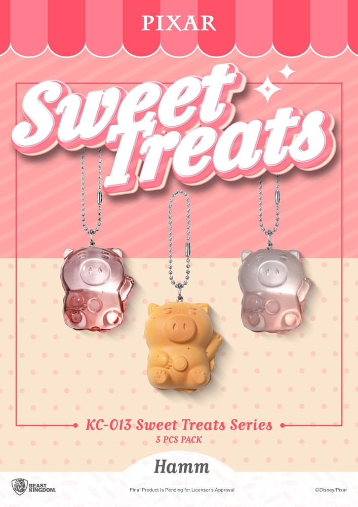 Pixar pack de 3 Llaveros Sweet Treats Series 4 cm