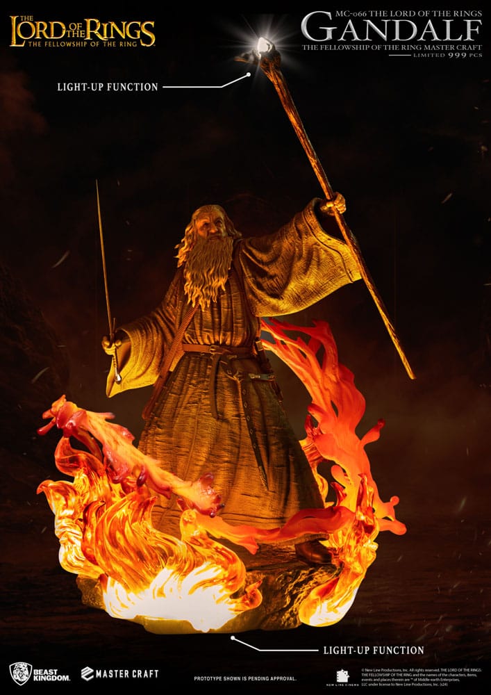 El Señor de los Anillos Estatua Master Craft Gandalf 58 cm