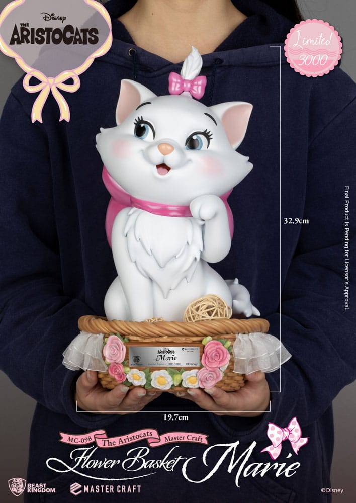ARISTOCATS FLOWER BASKET MARIE MASTER CRAFT Estatua