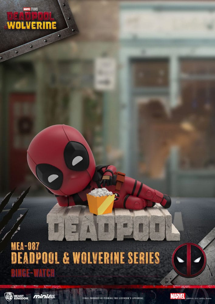 Deadpool 3 Pack de 6 Figuras Deadpool & Wolverine Series Mini Egg Attack Set 8 cm