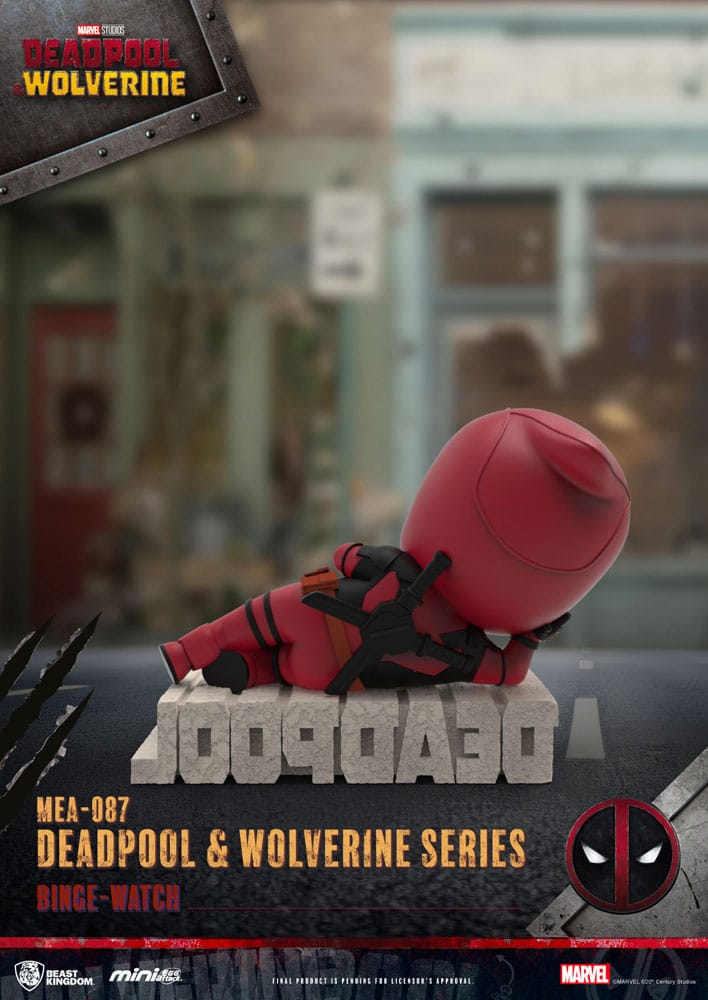 Deadpool 3 Pack de 6 Figuras Deadpool & Wolverine Series Mini Egg Attack Set 8 cm