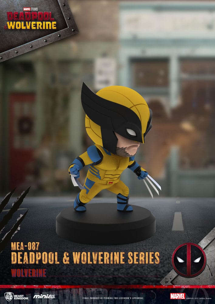 Deadpool 3 Pack de 6 Figuras Deadpool & Wolverine Series Mini Egg Attack Set 8 cm