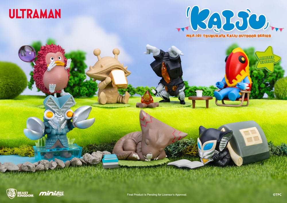 Ultraman Mini Egg Attack Serie para exteriores Figuras Tsuburaya Kaiju Blind Box (6) 7 cm Frikytopia