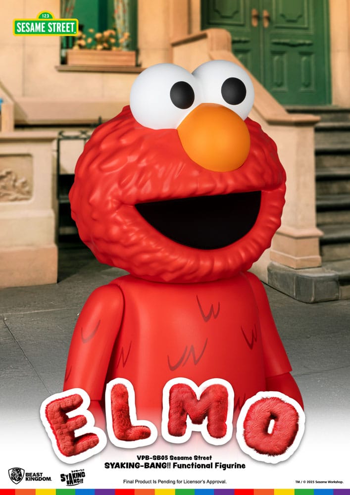 Sesame Street Syaking Bang Hucha de vinilo Elmo 47 cm