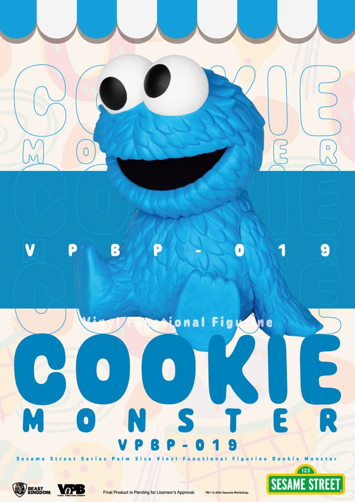 Sesame Street Vinyl huchas Cookie Monster 12 cm Frikytopia