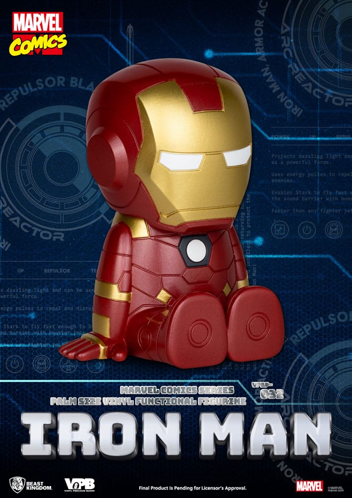 Classic Marvel Comics Vinyl huchas Iron-man 12 cm