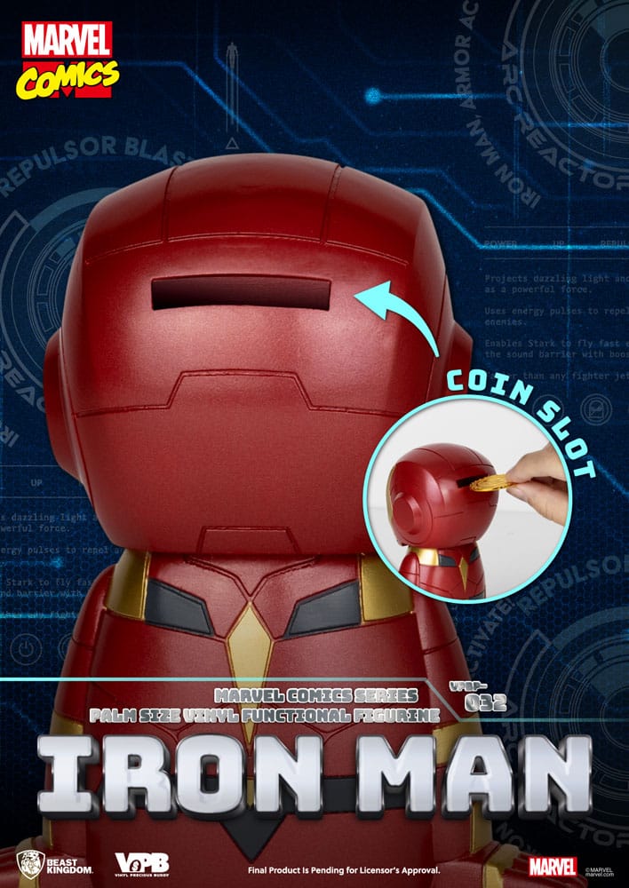 Classic Marvel Comics Vinyl huchas Iron-man 12 cm