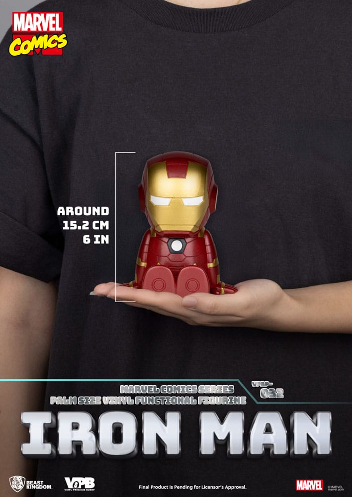 Classic Marvel Comics Vinyl huchas Iron-man 12 cm