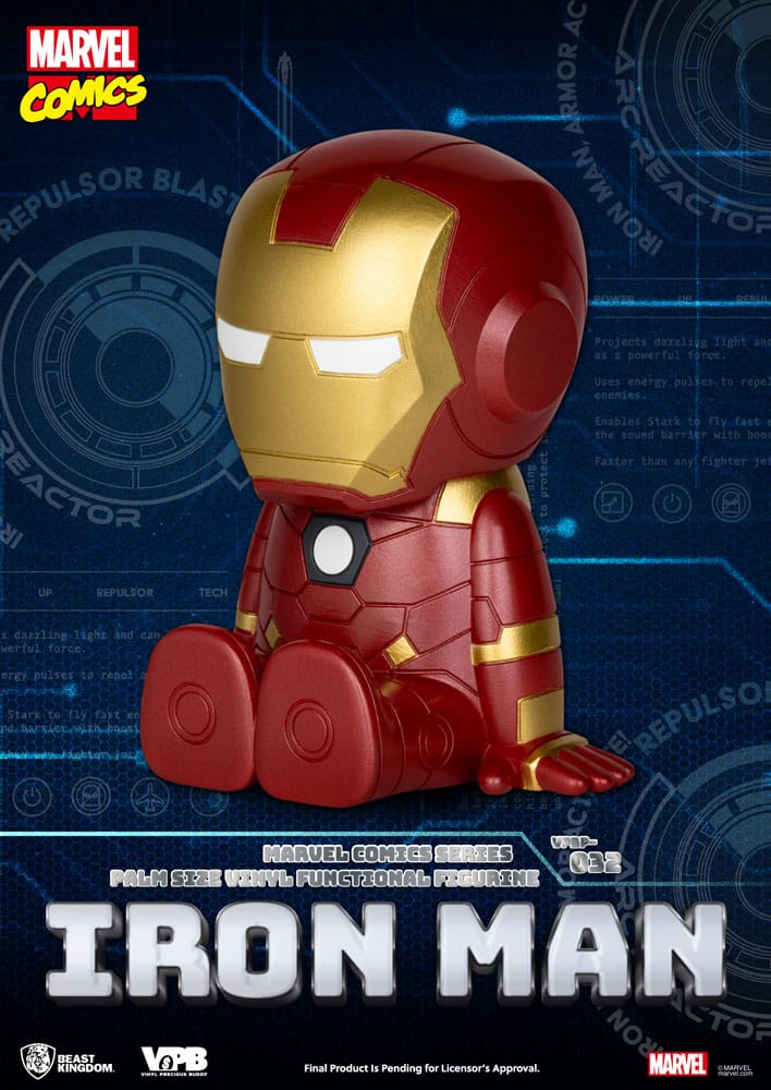 Classic Marvel Comics Vinyl huchas Iron-man 12 cm