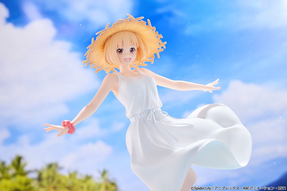 Lycoris Recoil Estatua PVC 1/7 Chisato Nishikigi White Dress Ver. 23 cm