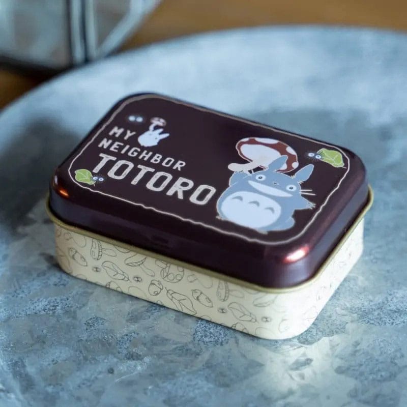 Mi vecino Totoro pequeña caja metálica Totoro mushroom Frikytopia