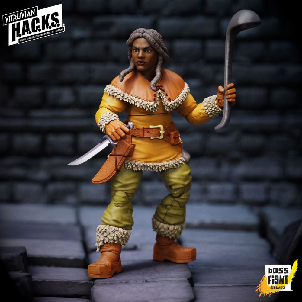 Vitruvian H.A.C.K.S. Figura Dwarf Tavern Keeper Madame Ruskin Frikytopia