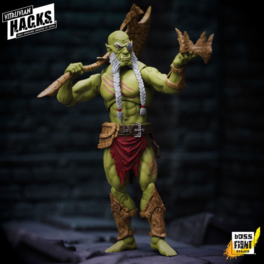 Vitruvian H.A.C.K.S. Figura Mighty Orc Sovran Bur'Zagi