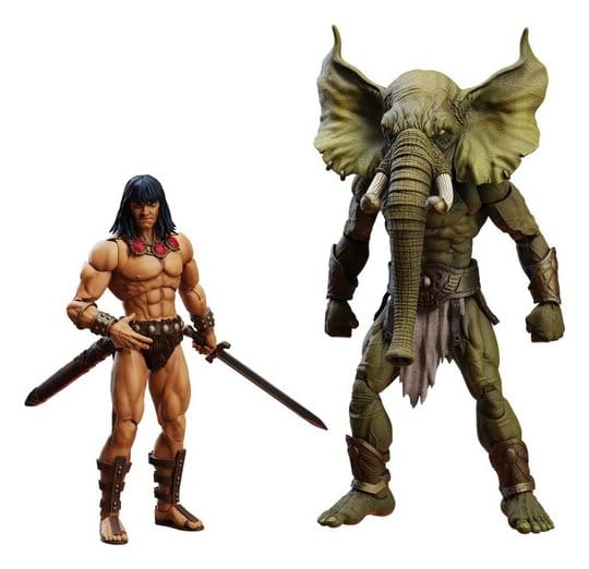 Conan el Bárbaro Epic H.A.C.K.S. Figuras The Tower of the Elephant Set: Young Conan and Yag Kosha Frikytopia