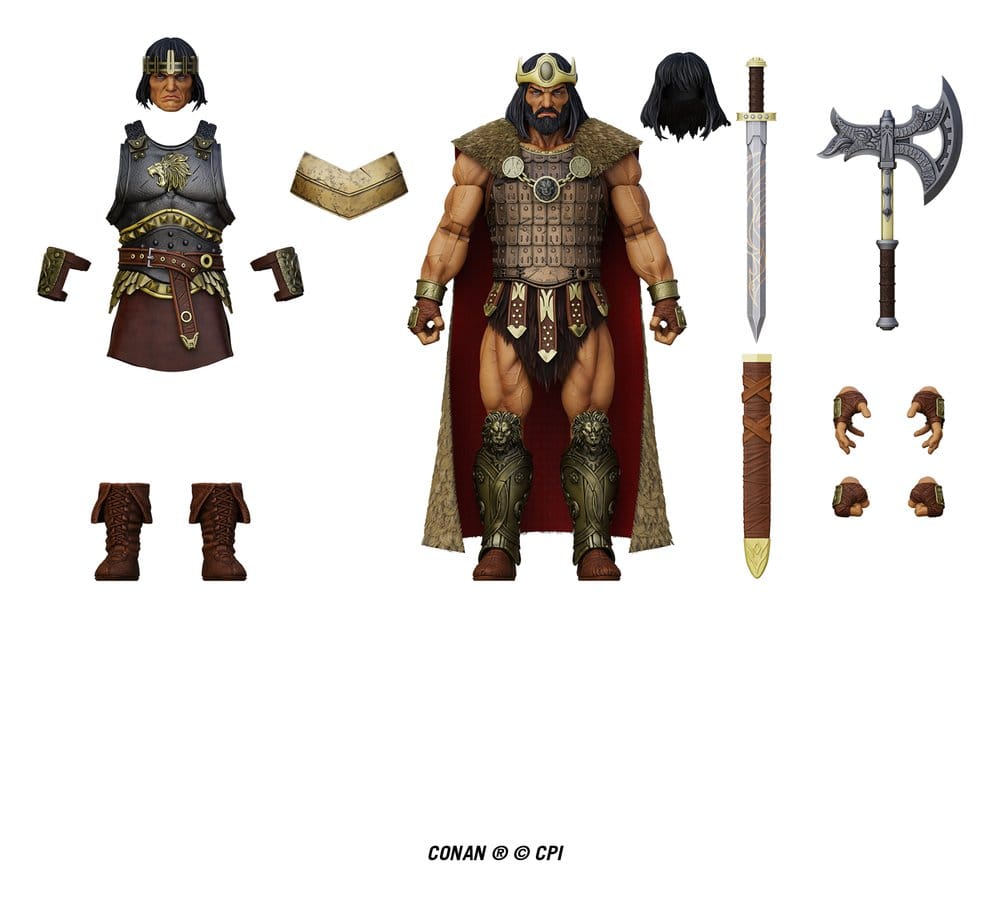 Conan Epic H.A.C.K.S. Figura 1/12 King Conan: Ruler of Aquilonia