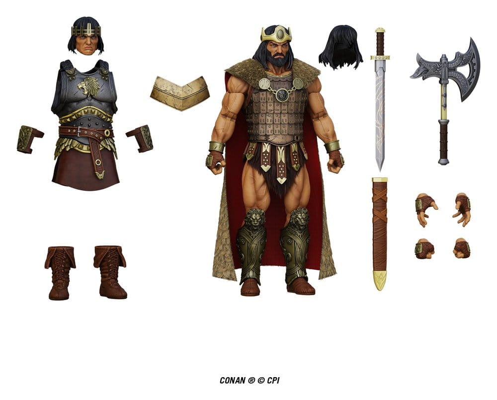 Conan Epic H.A.C.K.S. Figura 1/12 King Conan: Ruler of Aquilonia