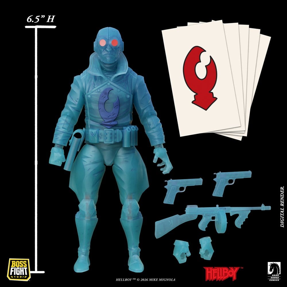 Lobster Johnson 1/12 Figura The Ghost of Lobster Johnson (Limited Edition) heo exclusive 17 cm