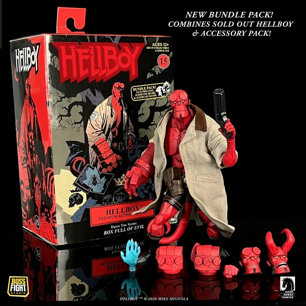 Hellboy Figura 1/12 Scale Bundle Pack Frikytopia