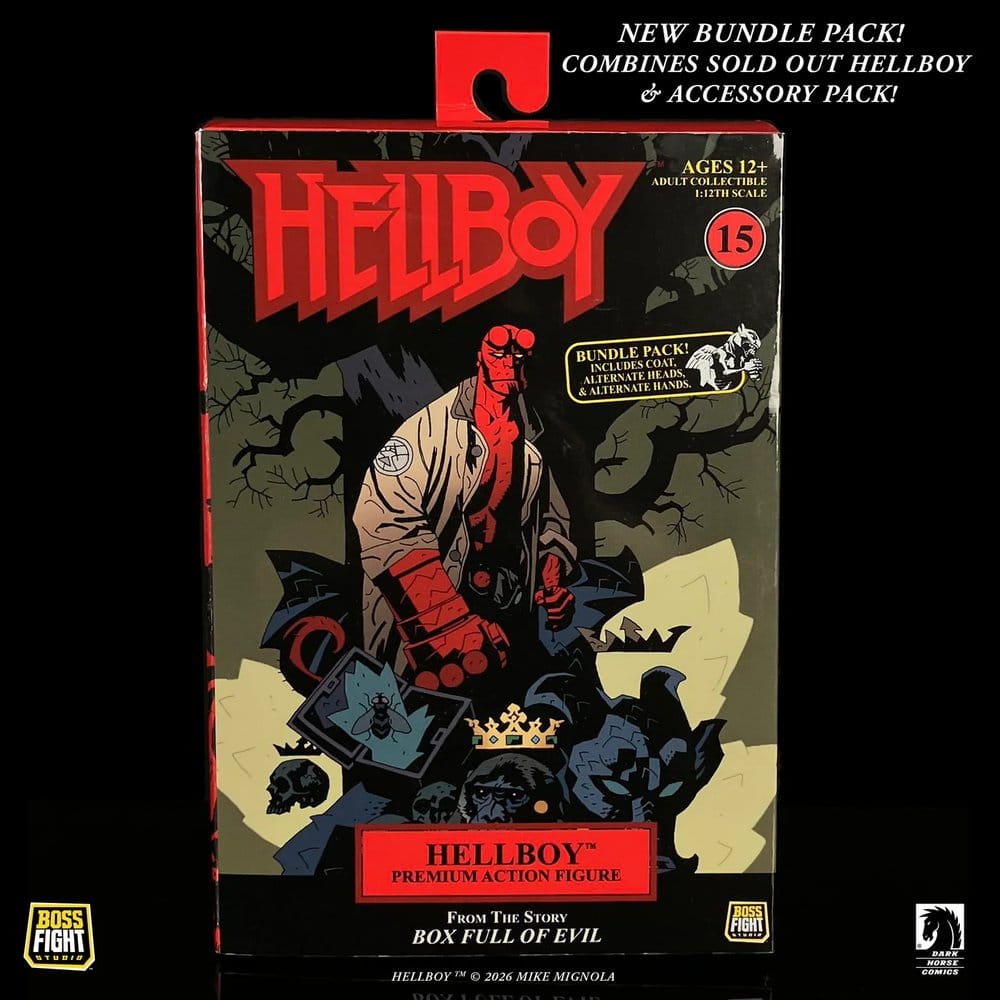 Hellboy Figura 1/12 Scale Bundle Pack
