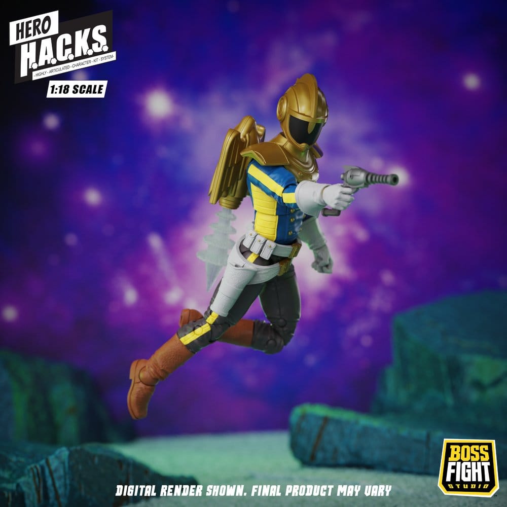 Hero H.A.C.K.S. Core Figura 1/18 Heroes and Villains Wave 1 Jett Steelblade: Stellar Knight of Accord