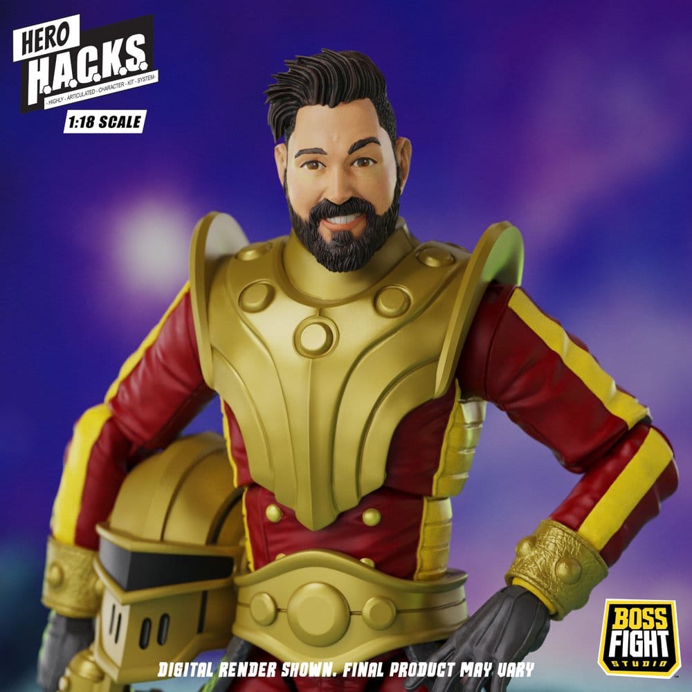 Hero H.A.C.K.S. Core Figura 1/18 Heroes and Villains Wave 1 Stellar Guard: Cosmic Defender of Accord