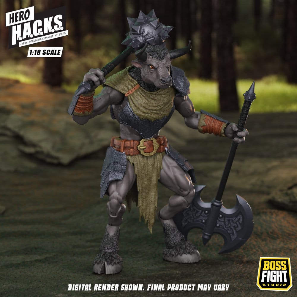 Hero H.A.C.K.S. Core Figura 1/18 Heroes and Villains Wave 1 Minos Auroxos: Labyrinthian Warrior