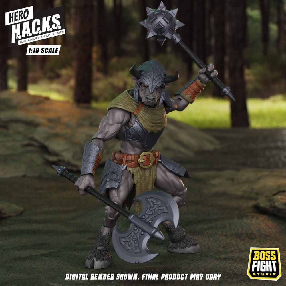 Hero H.A.C.K.S. Core Figura 1/18 Heroes and Villains Wave 1 Minos Auroxos: Labyrinthian Warrior