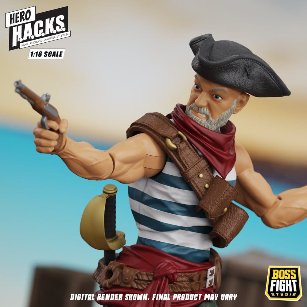 Hero H.A.C.K.S. Core Figura 1/18 Heroes and Villains Wave 1 Daniel Wright: Pirate Quartermaster
