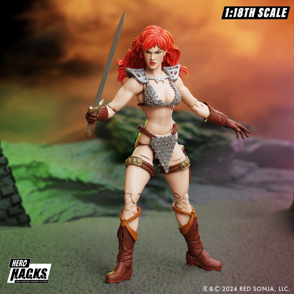 Red Sonja Hero H.A.C.K.S. Figura Red Sonja Frikytopia