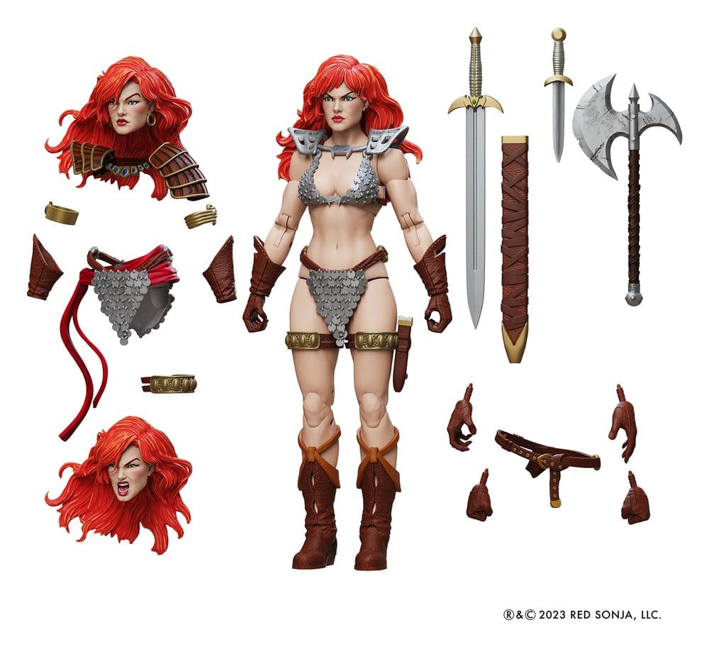 Red Sonja Epic H.A.C.K.S. Figura 1/12 Scale Immortal Red Sonja