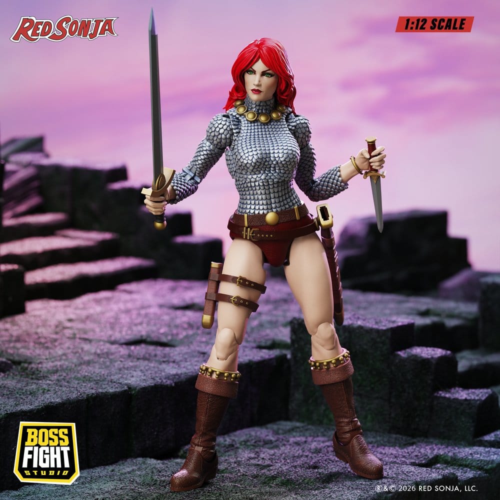Red Sonja Epic H.A.C.K.S. Figura 1/12 Scale Immortal Red Sonja