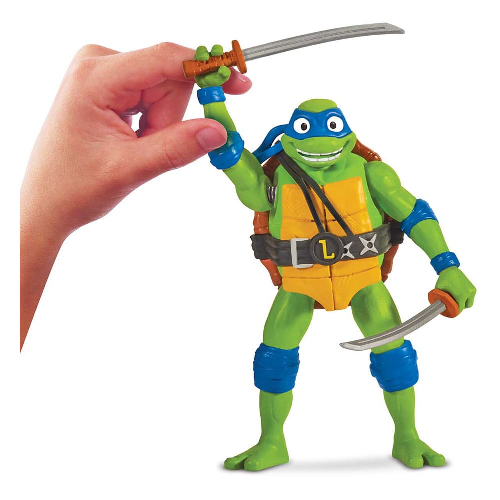 Ninja Turtles: Caos Mutante Ninja Shouts Figura Leonardo 14 cm Frikytopia