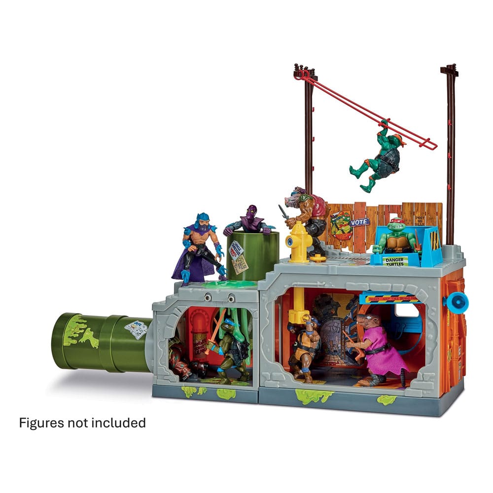 Las Tortugas Ninja Edificio Secret Sewer Lid Playset Mutant Module heo EU Exclusive 30 cm