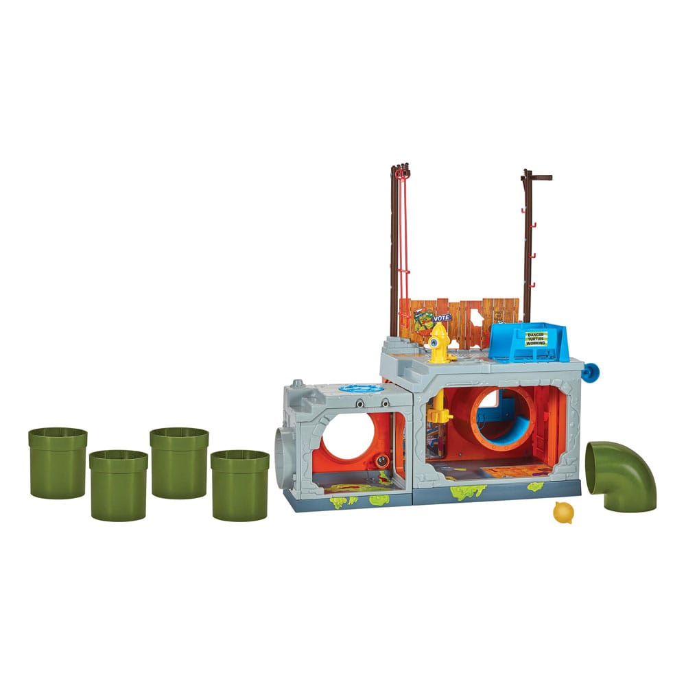 Las Tortugas Ninja Edificio Secret Sewer Lid Playset Mutant Module heo EU Exclusive 30 cm