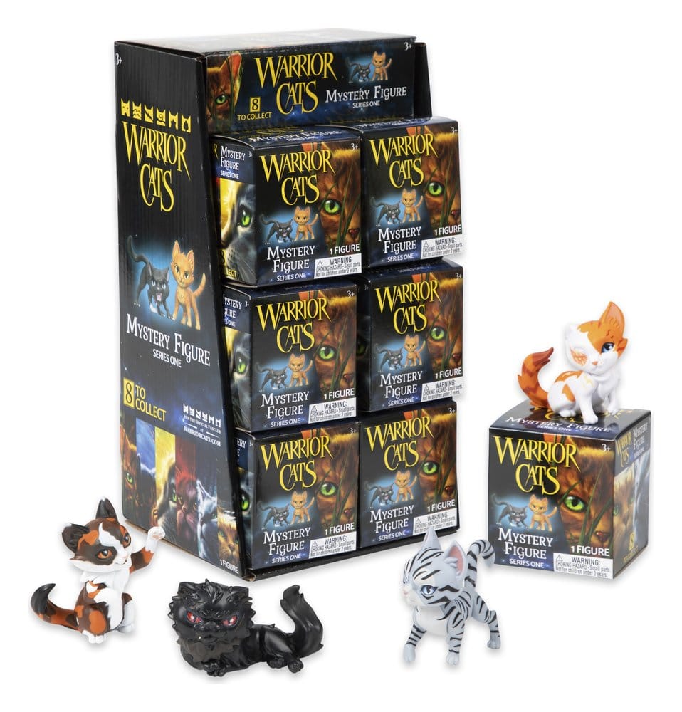 Warrior Cats Mini Figuras Blind Box Mystery Figures Series 1 6 cm Expositor (12)