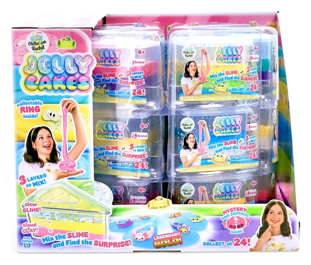 Jelly Cakes Figuras Antiestrés Series 1 Chillin Cake XL Blind Box Display (18)
