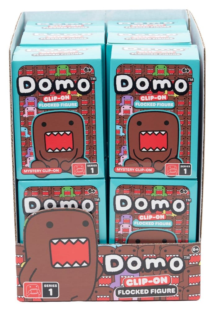 Domo Figura de plástico Flocked 8 cm Blind Bag Display (12) Frikytopia