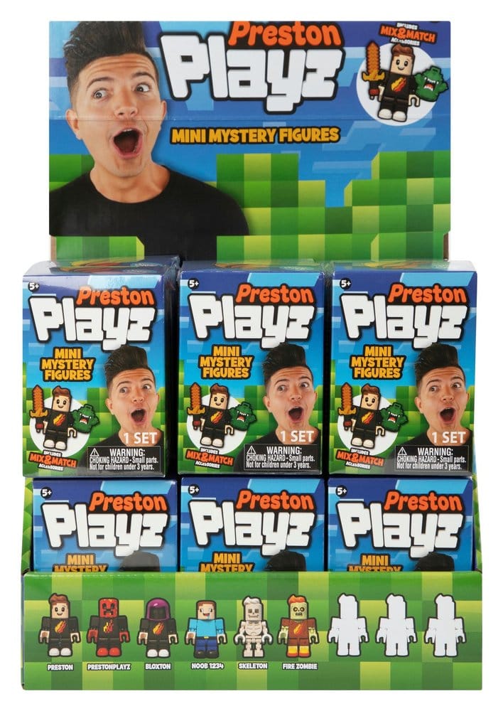 Preston Playz Figuras Mini Series 1 Blind Box Display (12) Frikytopia