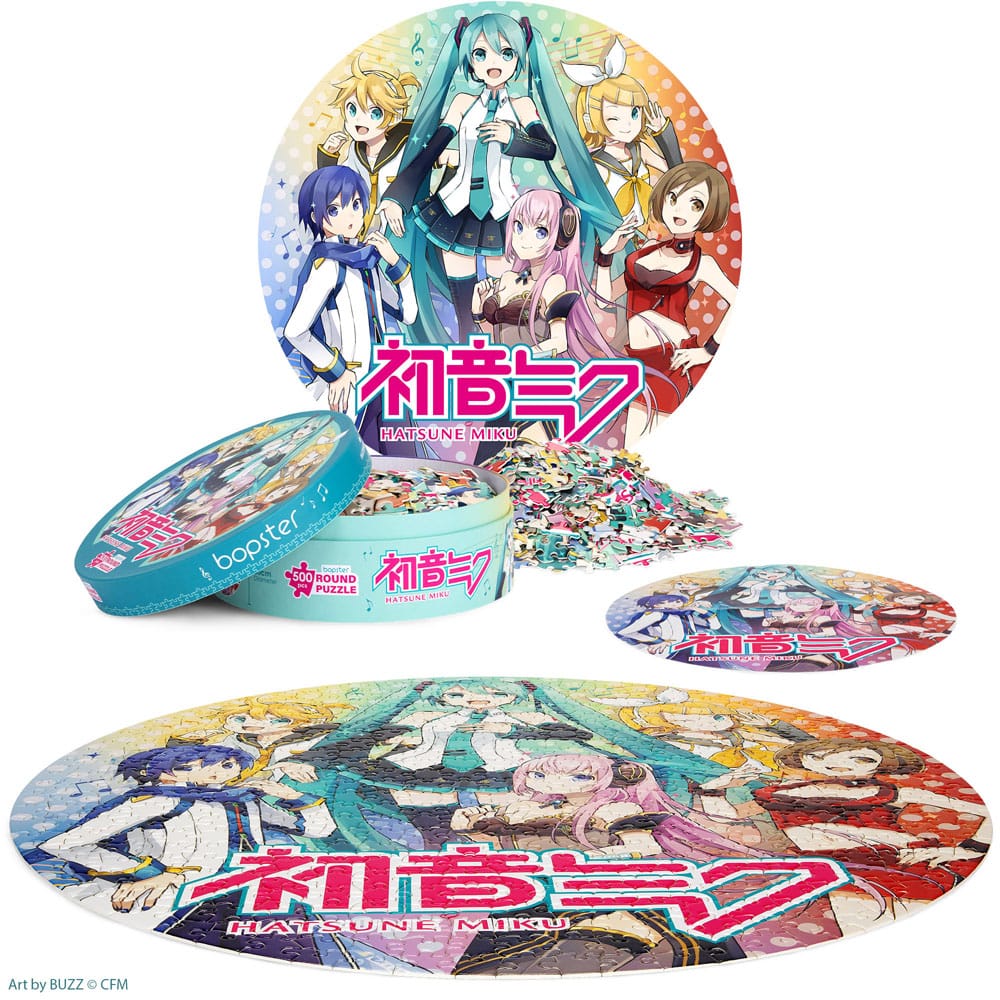 Hatsune Miku Jigsaw Puzzles Redondo 500 piezas