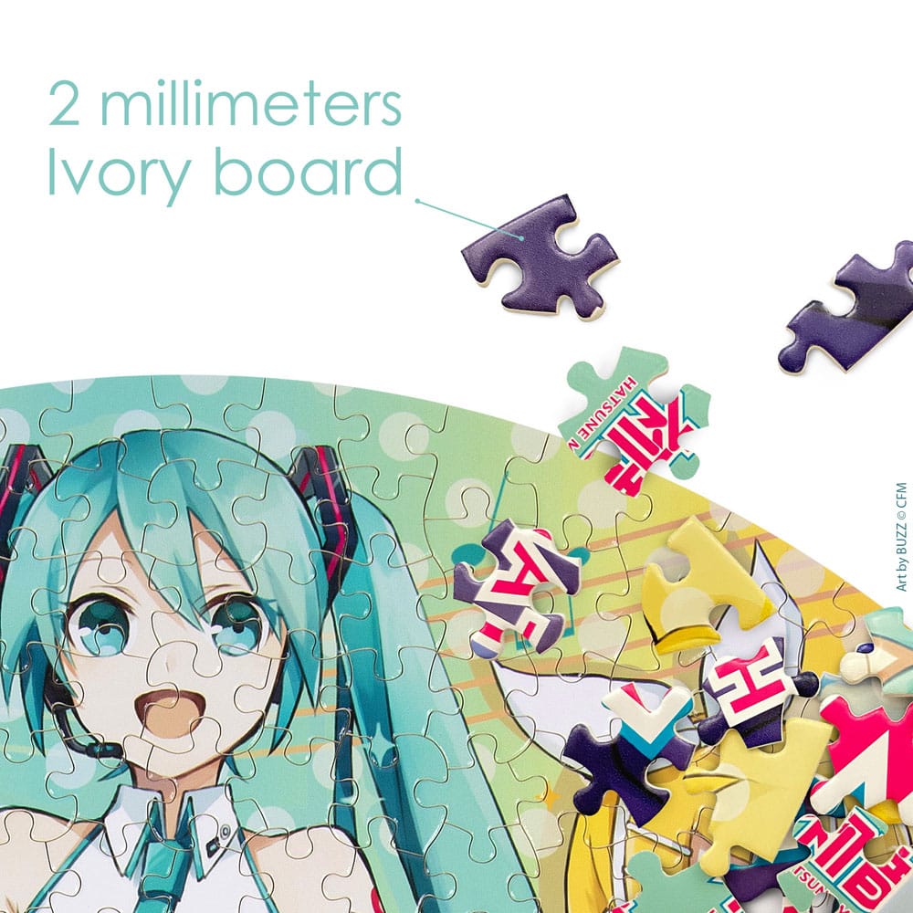 Hatsune Miku Jigsaw Puzzles Redondo 500 piezas