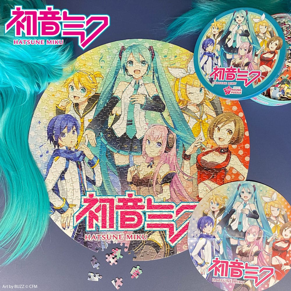 Hatsune Miku Jigsaw Puzzles Redondo 500 piezas