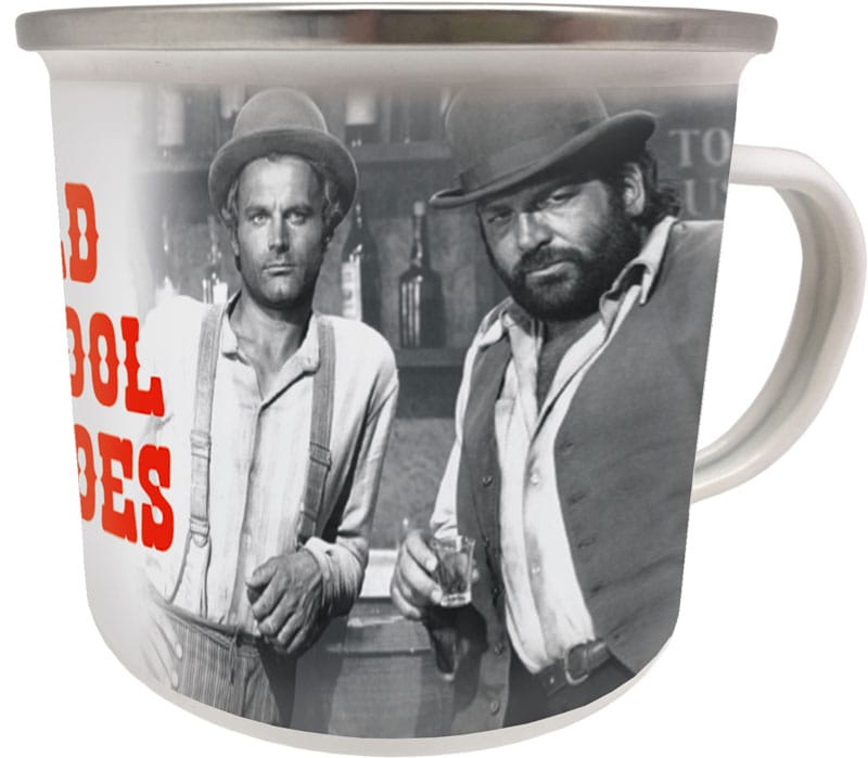 Bud Spencer & Terence Hill Taza Enamel Old School Heroes Frikytopia