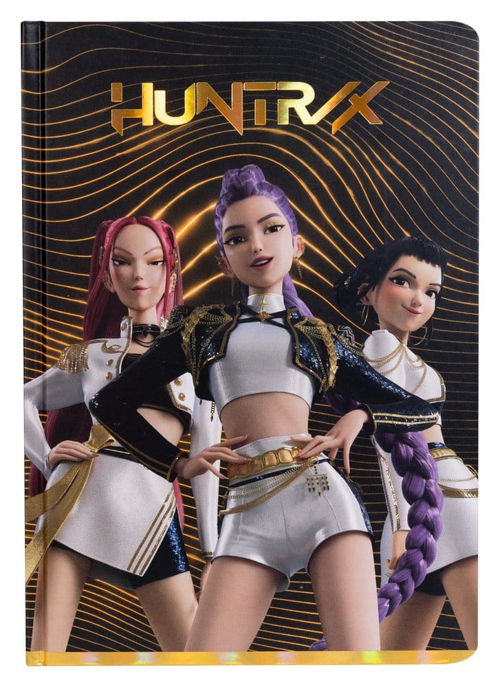 KPop Demon Hunters Bloc de notas Golden
