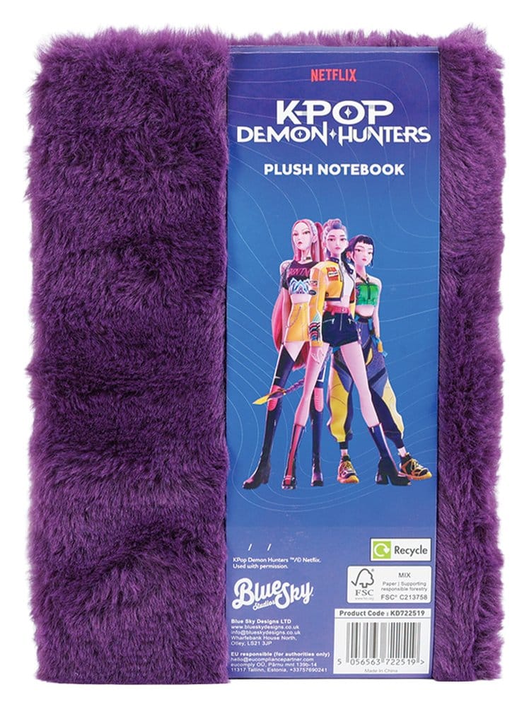 Cuaderno A5 peluche K-Pop Demon Hunters