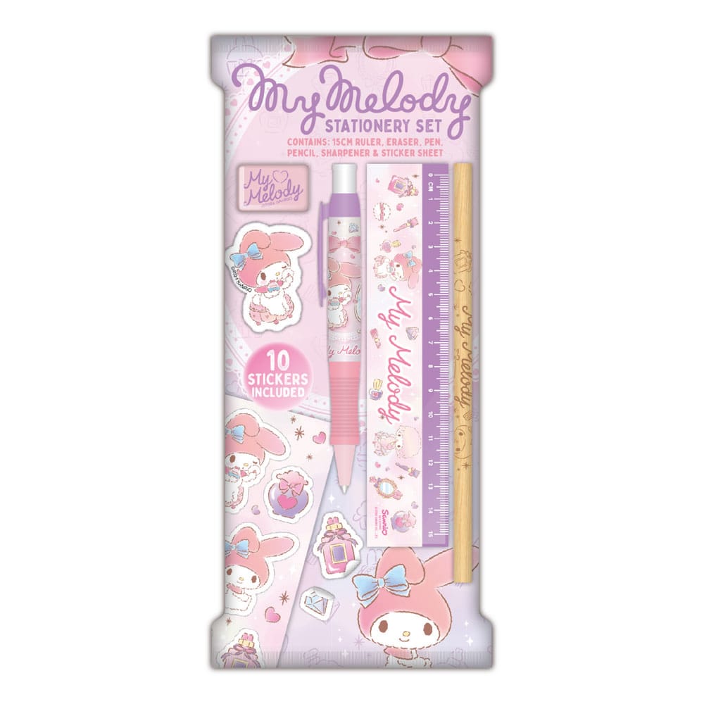 Sanrio pack de 6 Set de Escritura My Melody